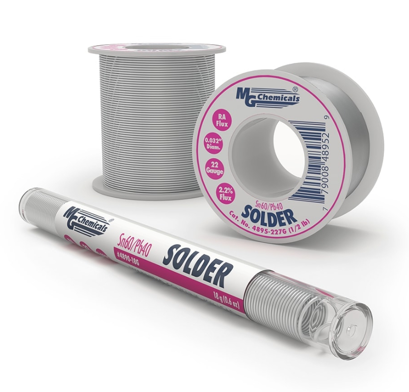 20 Gauge Sn60/Pb40 RA Solder Wire, 0.040"