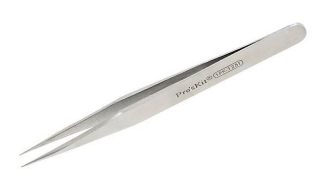 ECLIPSE 1PK-125T Tweezer Straight Sharp
