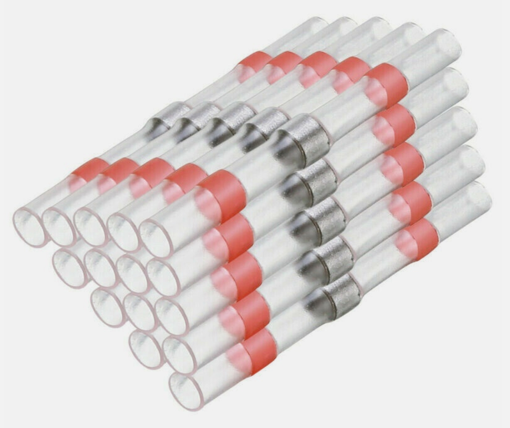 Heat Shrink Solder Sleeve 22-18 AWG RED 50PCS