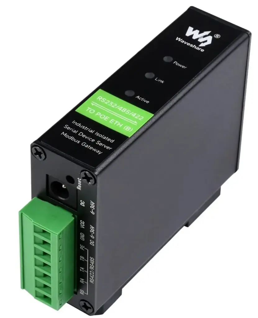 2-CH RS485 TO ETHERNET CONVERTER
