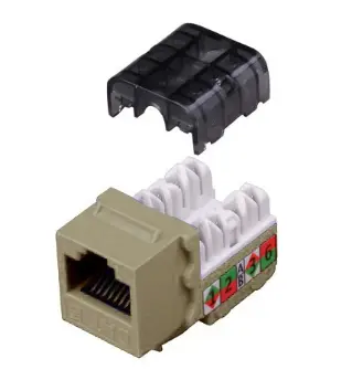 VANCO KEYSTONE CAT6 INSERT IVORY