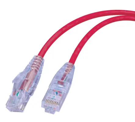 SLIM CAT6 5FT RED CABLE