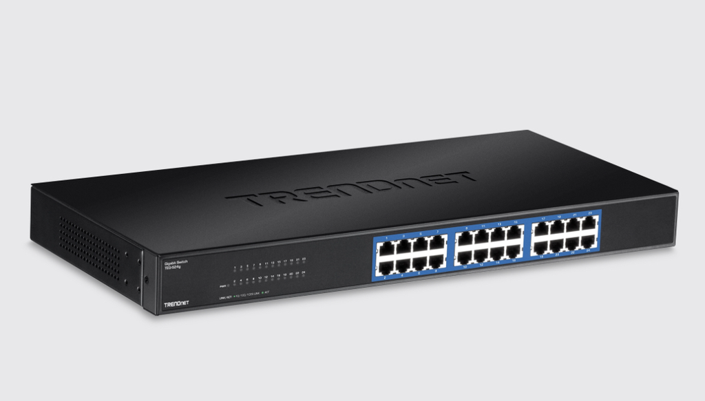 24-PORT GIGABIT GREEN NET SWITCH (RACK MOUNT)