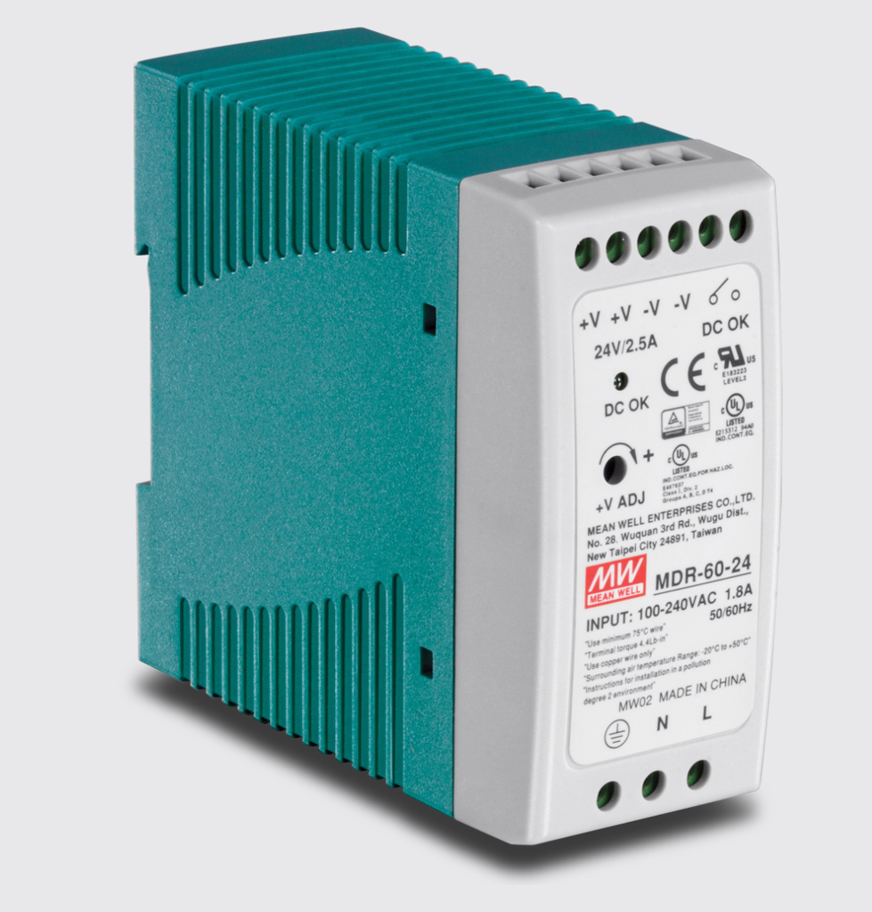 DIN RAIL 24V 60W POWER SUPPLY
