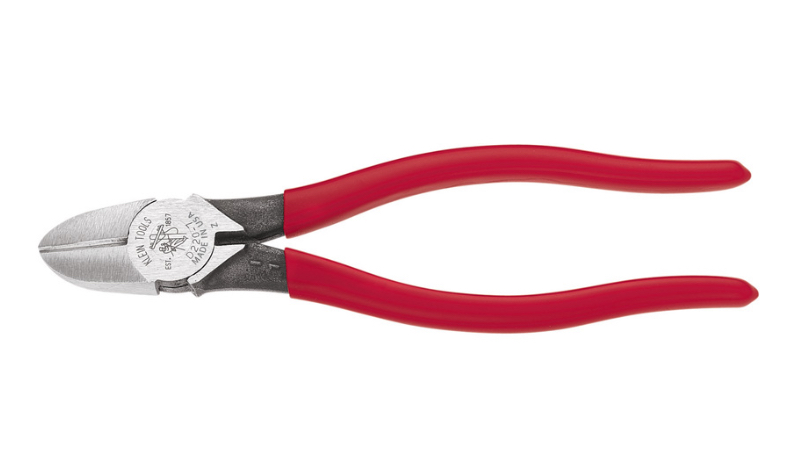 Diagonal Cutting Pliers, Heavy-Duty, Tapered Nose, 7-Inch