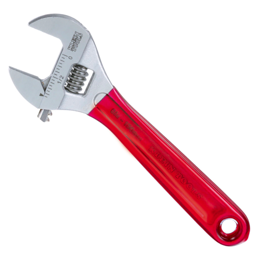 Adjustable Wrench Extra Capacity, 6-1/2-Inch