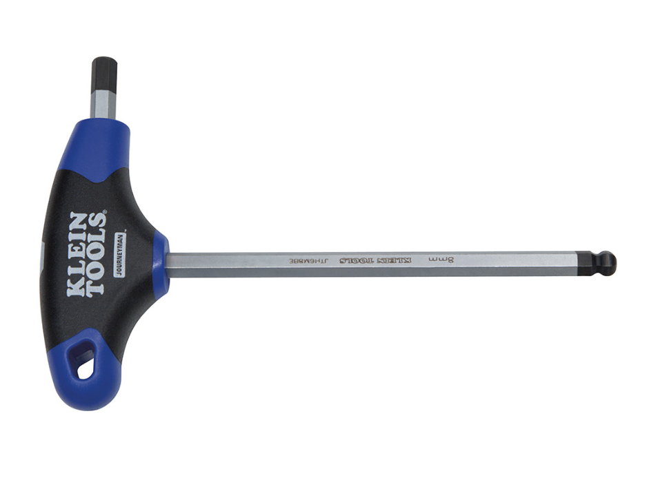 2.5 mm Ball-End Hex Key, Journeyman™ T-Handle, 6-Inch
