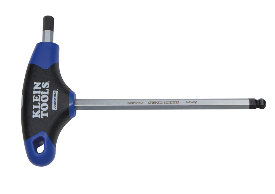 4 mm Ball-End Hex Key, Journeyman™ T-Handle, 6-Inch