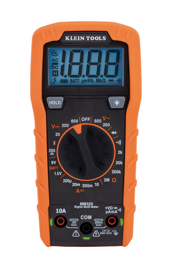 Digital Multimeter, Manual-Ranging, 600V