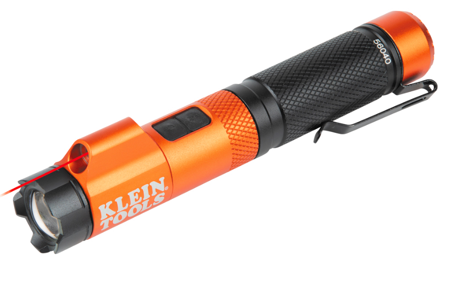 Rechargeable Focus Flashlight with Laser