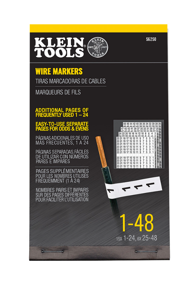 Wire Marker Book, 1-48
