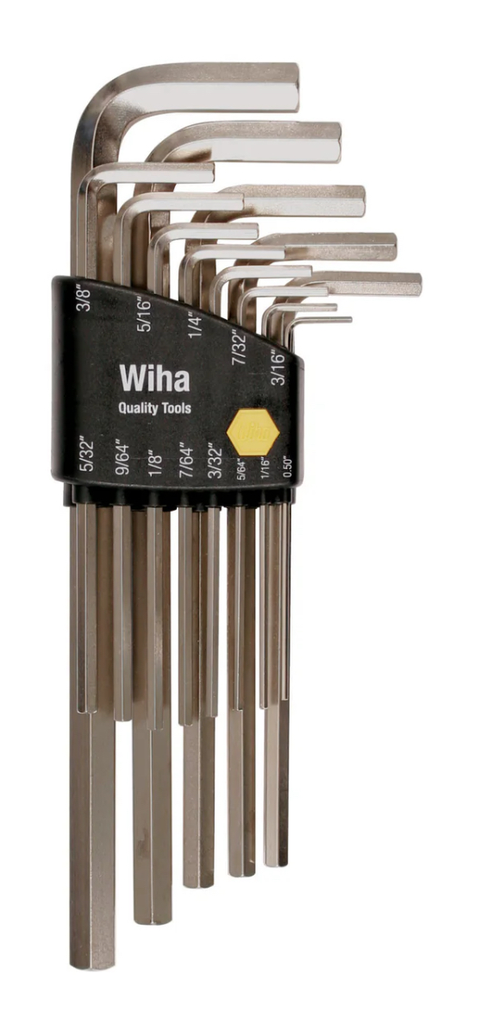 13 Piece Hex L-Key Long Arm Set - Inch