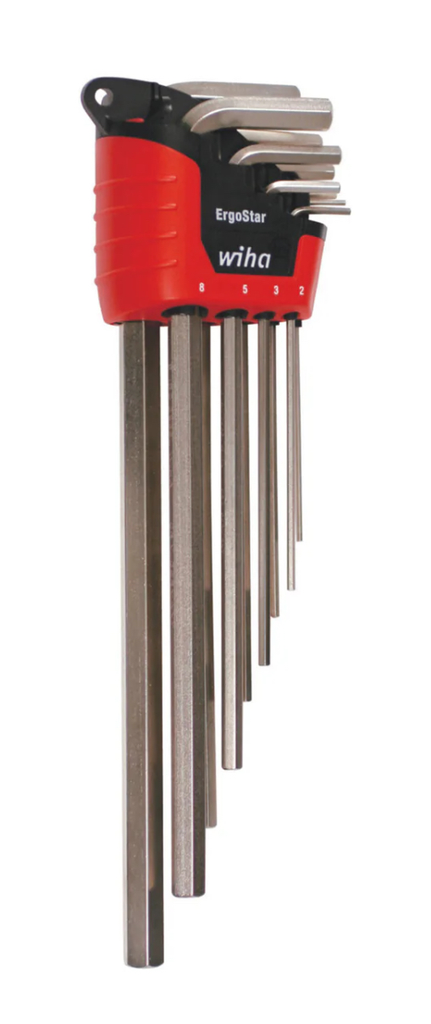 9 Piece Hex L-Key Long Arm Set - Metric