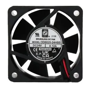 DC Fan - 12V 60 x 60 x 25mm
