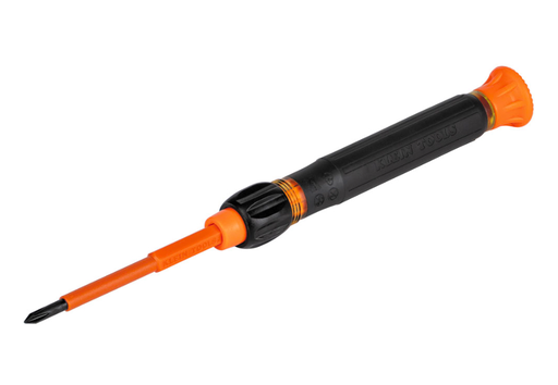[32581INS] 2-in-1 Insulated Electronics Screwdriver, Phillips, Slotted Bits