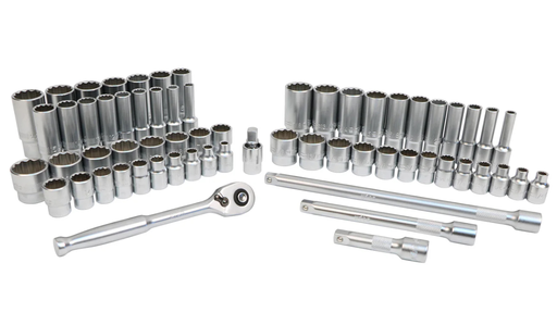 [33799] 84-Piece 1/2” Drive MM and SAE Socket Set