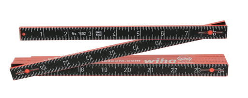 [61606] Composite Folding Ruler - Metric - Inch