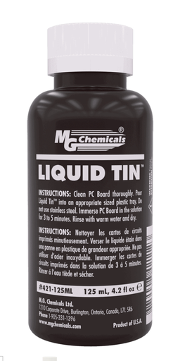 [421-125ML] MG CHEMICALS 421-125ML LIQUID TIN (DISCONTINUED)