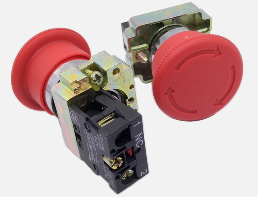 [ESTOP22-TWSTLRGMSH-NC] ZARCO ESTOP22-TWSTLRGMSH-NC 22MM E-STOP SWITCH TWIST RELEASE LARGE MUSHROOM NC RED