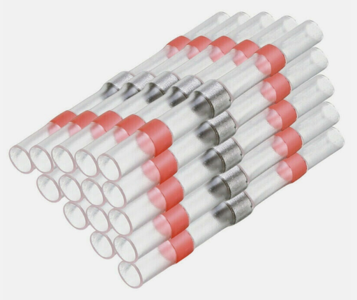 [76-HISBC22Y] Heat Shrink Solder Sleeve 22-18AWG RED 25PCS