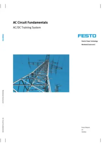 [583855] 583855 AC CIRCUIT FUNDAMENTALS STUDENT GUIDE