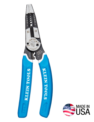 [K12065CR] Klein-Kurve® Heavy-Duty Wire Stripper / Cutter / Crimper Multi Tool, 8-20 AWG