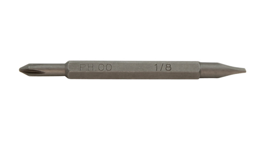 [13392] Bits, 4-in-1 Electronics, PH 00, SLTD 1/8-Inch